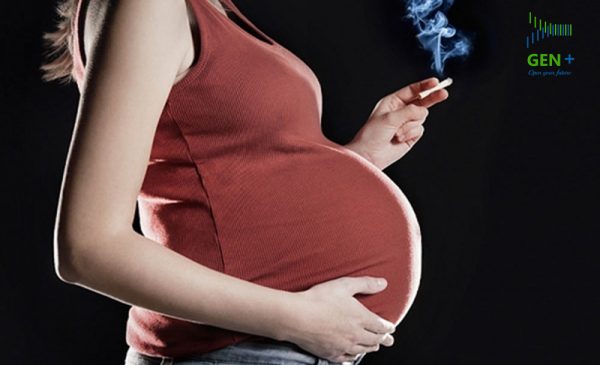 hút thuốc khi mang thai