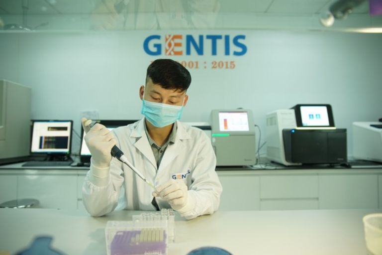 Văn phòng thu mẫu trung tâm xét nghiệm Gentis