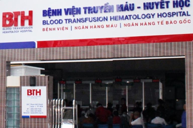 Bệnh viện truyền máu huyết học Tp Hồ Chí Minh