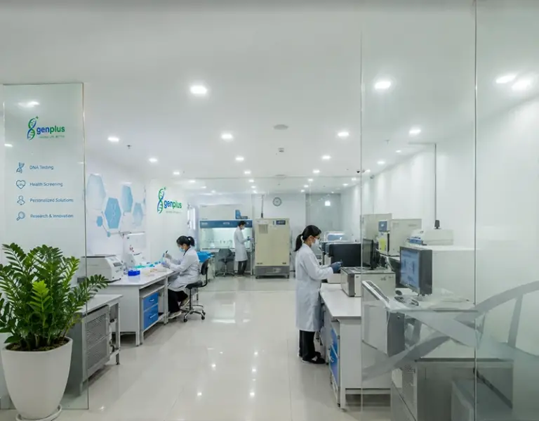 Khu vực thực hiện xét nghiệm tại GENPLUS